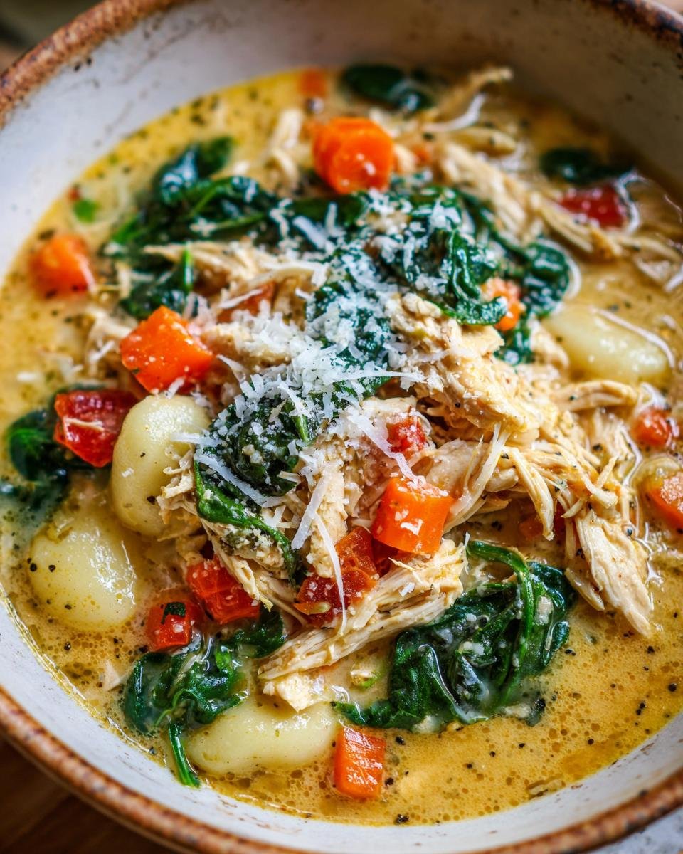 Olive Garden Chicken Gnocchi Soup - detail 1