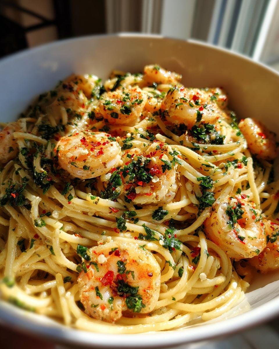 One-Pot Garlic Butter Shrimp Pasta - detail 1