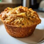 Pineapple Walnut Zucchini Muffins