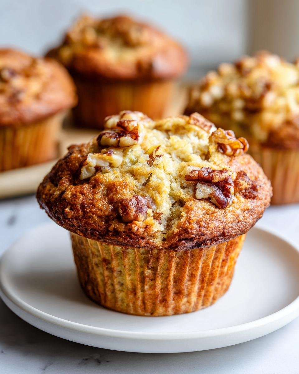 Pineapple Walnut Zucchini Muffins - detail 2