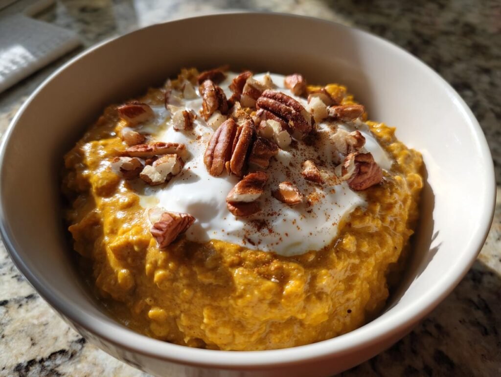 Pumpkin Pie Overnight Oats