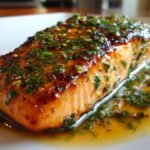 Salmon in Lemon-Butter Herb Sauce