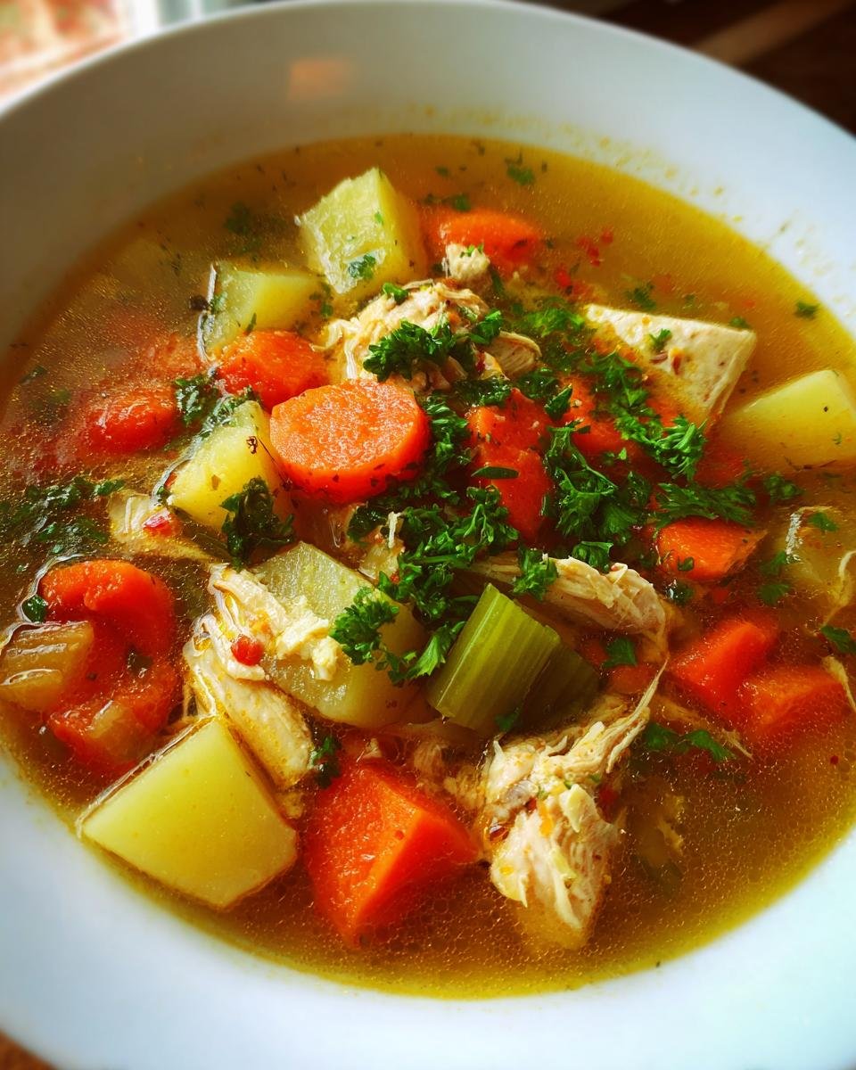 Sicilian Chicken Soup - detail 2