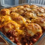 Sloppy Joe Biscuit Casserole