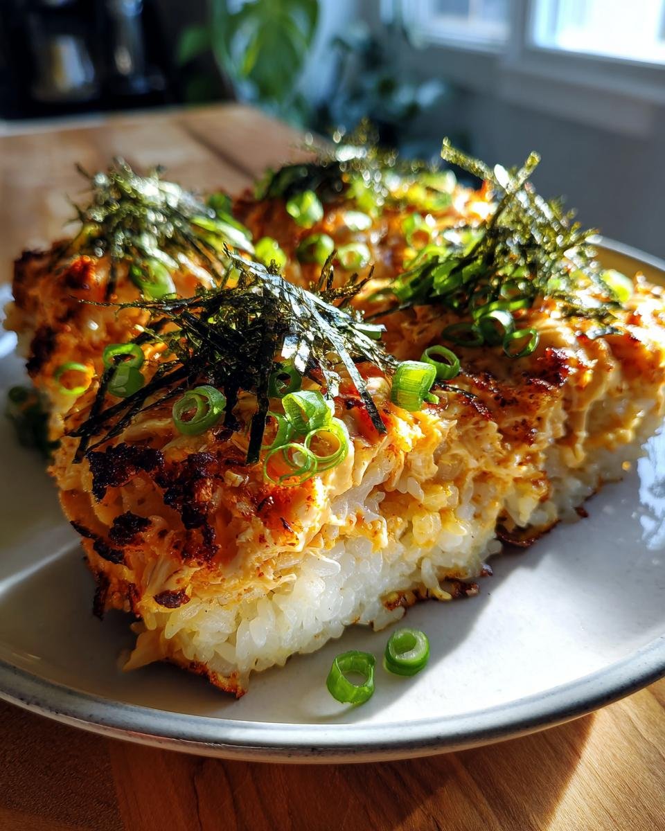 Spicy Salmon Sushi Bake - detail 1