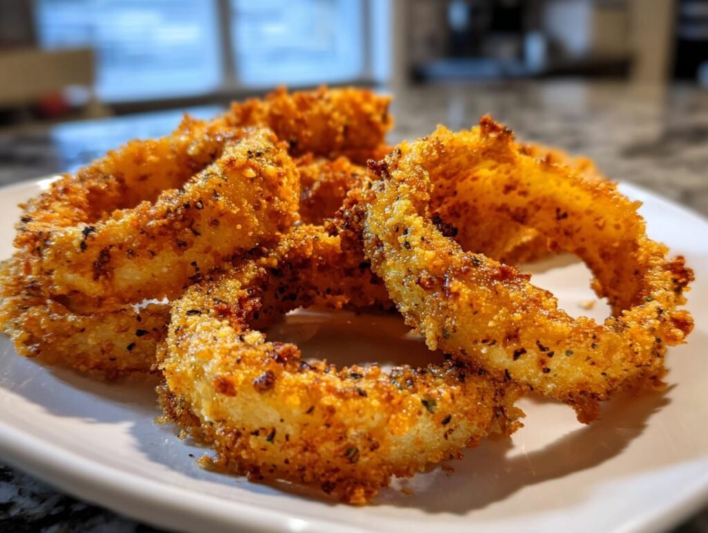 Viral Parmesan Onion Rings