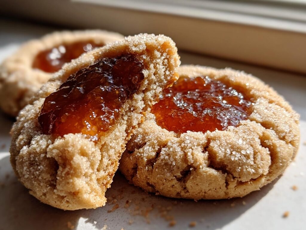 Apple Butter Thumbprint Cookies