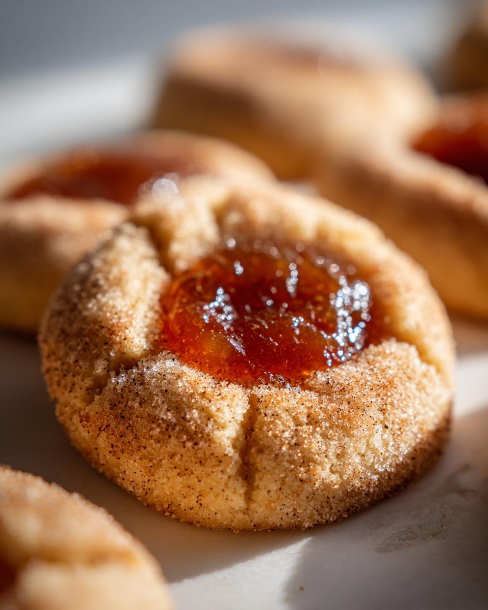 Apple Butter Thumbprint Cookies - detail 2