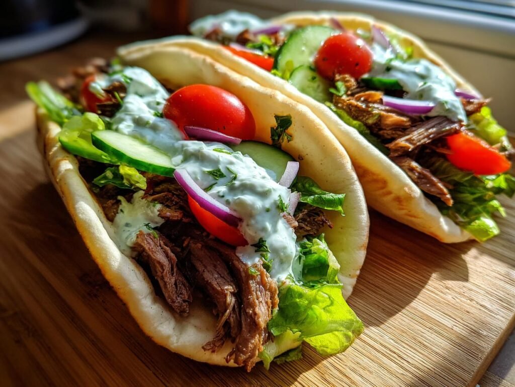 Beef Gyros (Slow Cooker or Instant Pot)