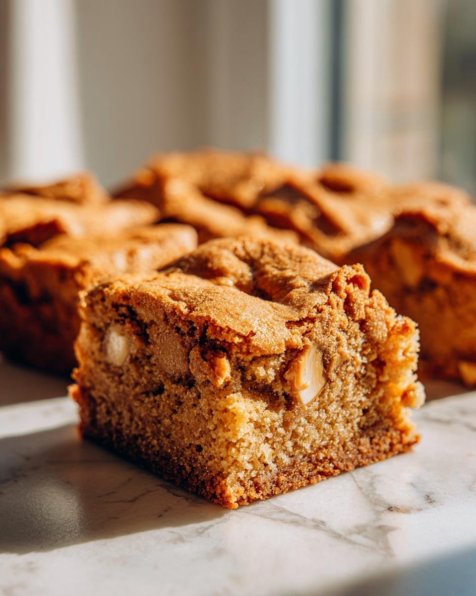 Biscoff Blondies - detail 2