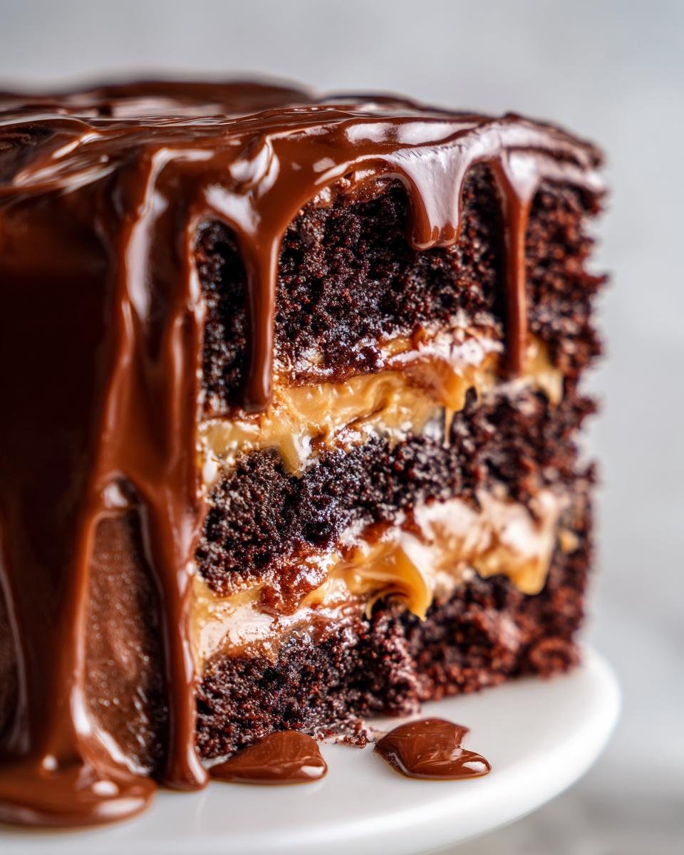 Chocolate Dulce de Leche Cake - detail 1