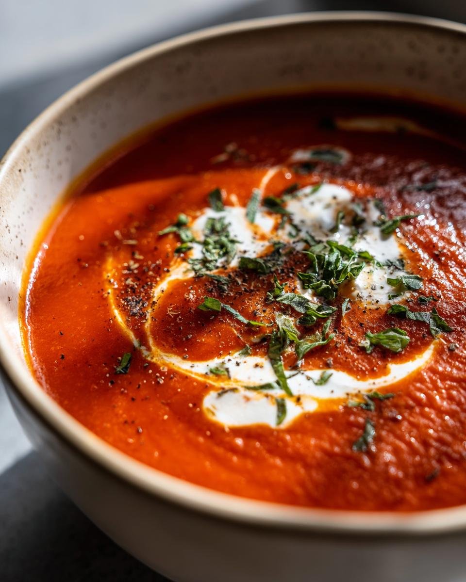 Creamy Tomato Basil Soup - detail 1