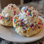 Crumbl Funfetti Milkshake Cookies copycat