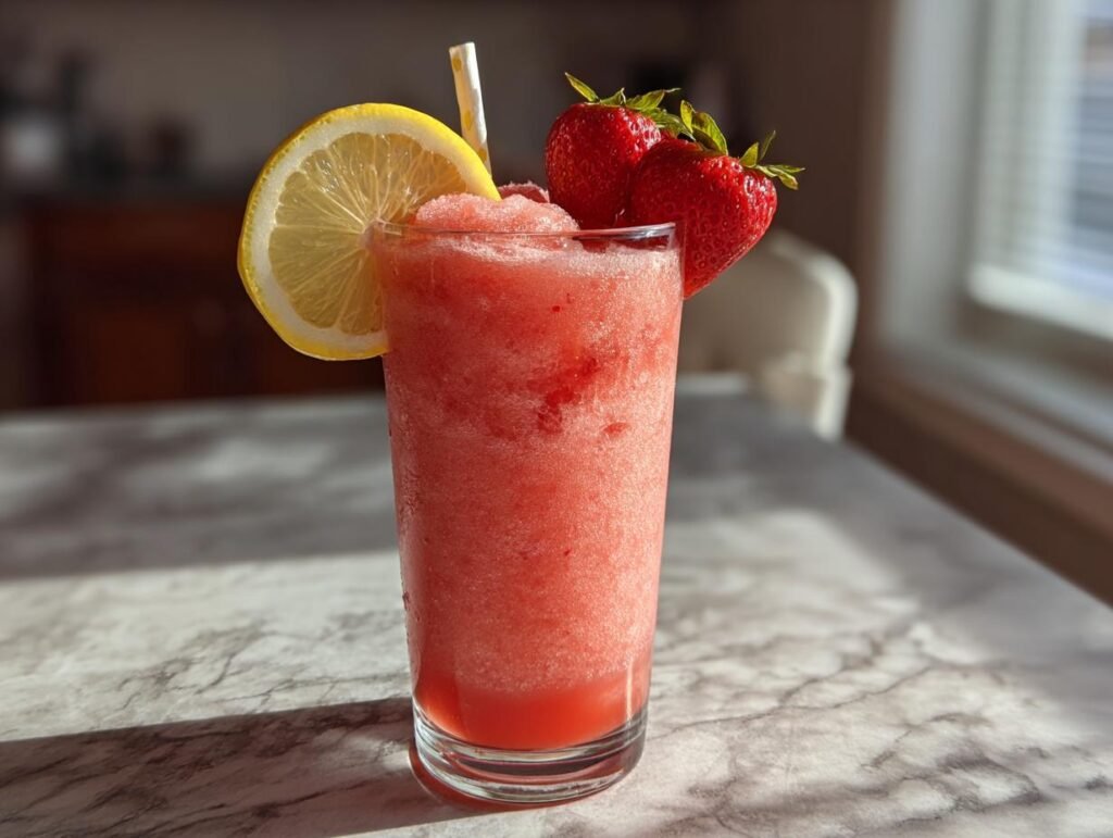 Easy Frozen Strawberry Lemonade