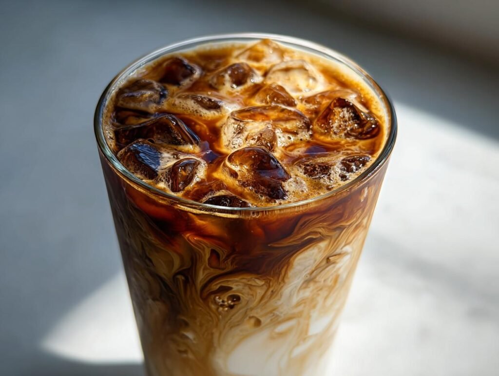 How to make easy homemade iced caramel coffee recipe