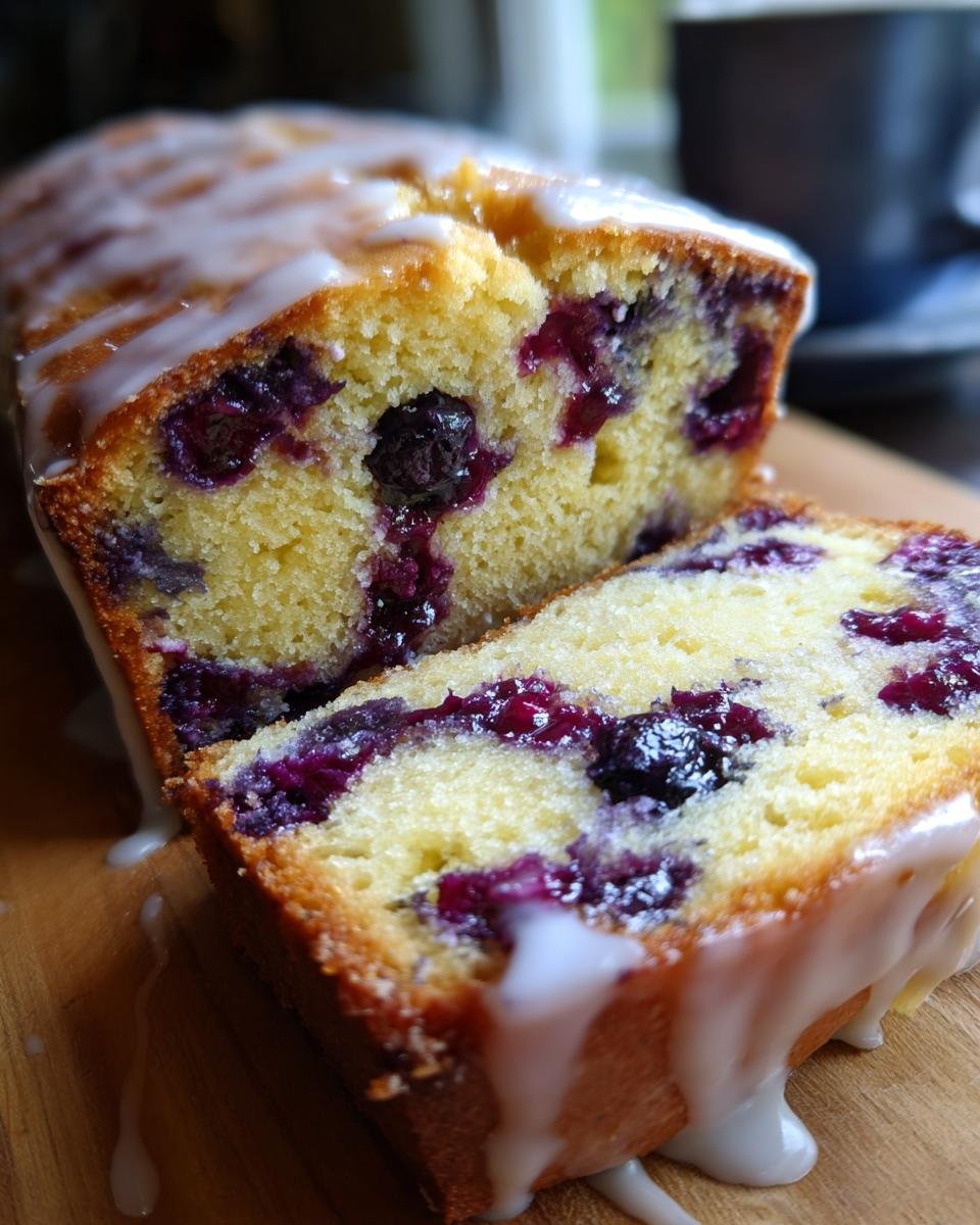 Lemon Blueberry Pound Cake - detail 1