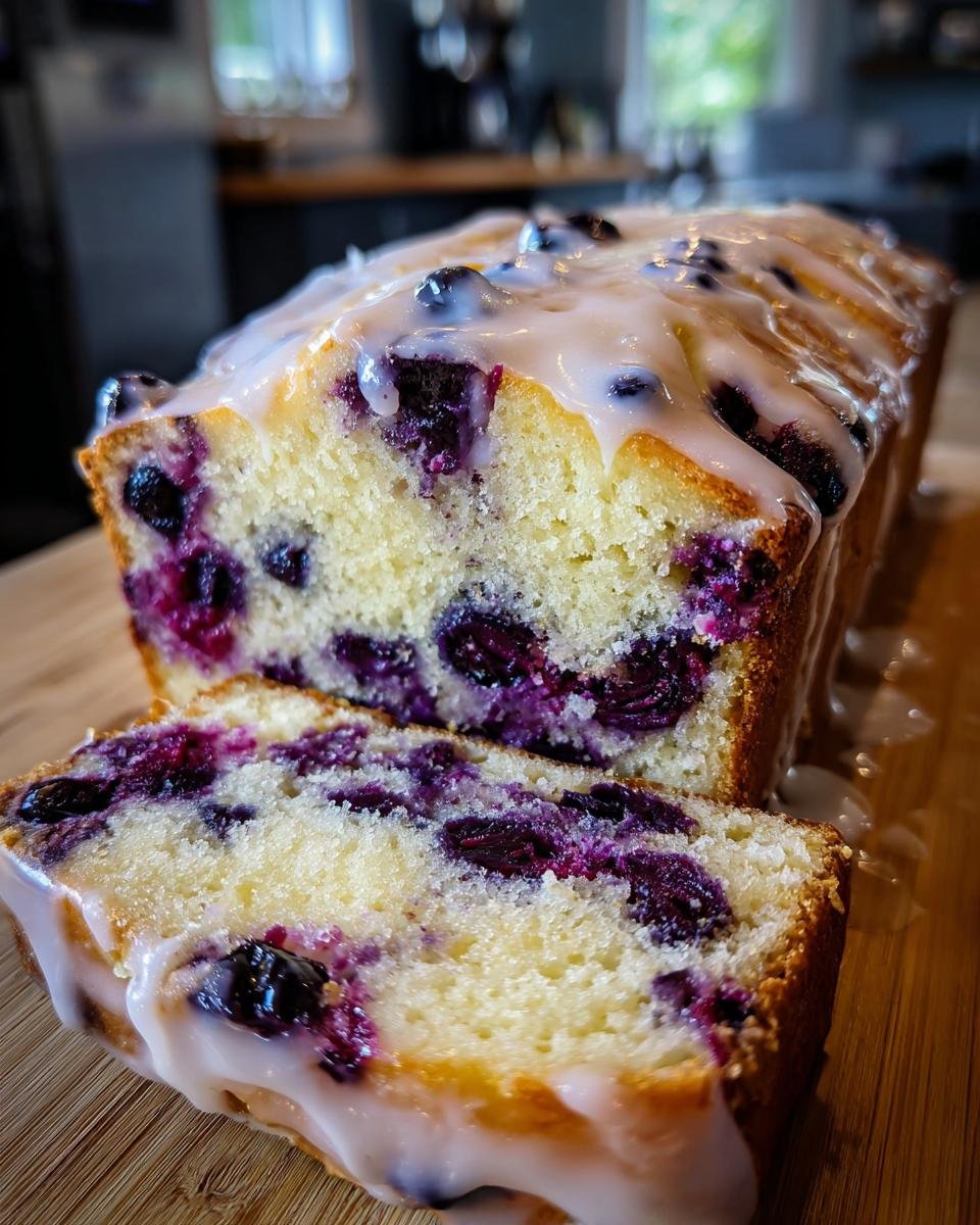 Lemon Blueberry Pound Cake - detail 2