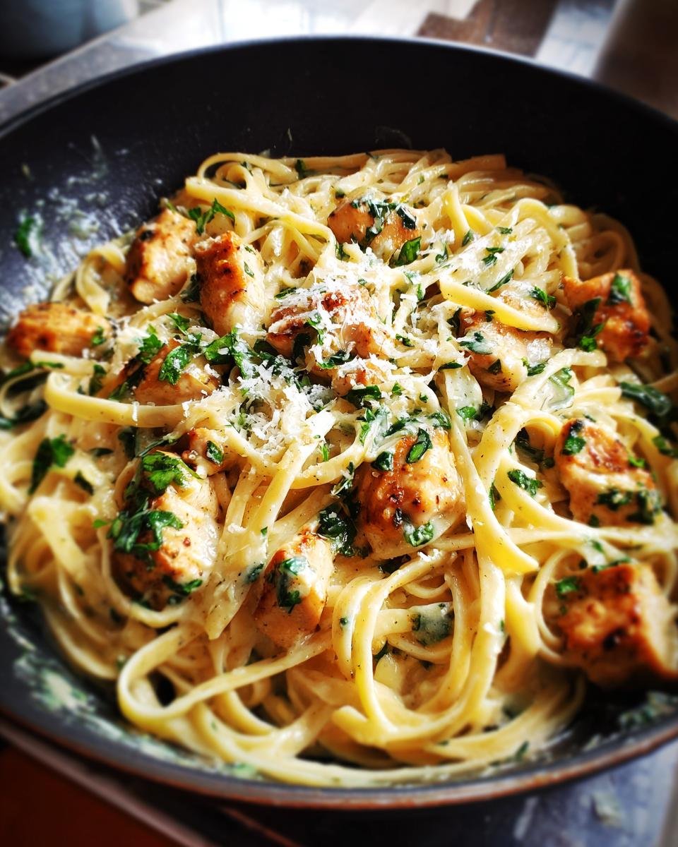 One-Pan Skinny Chicken Alfredo - detail 2