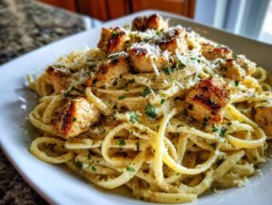 One-Pan Skinny Chicken Alfredo