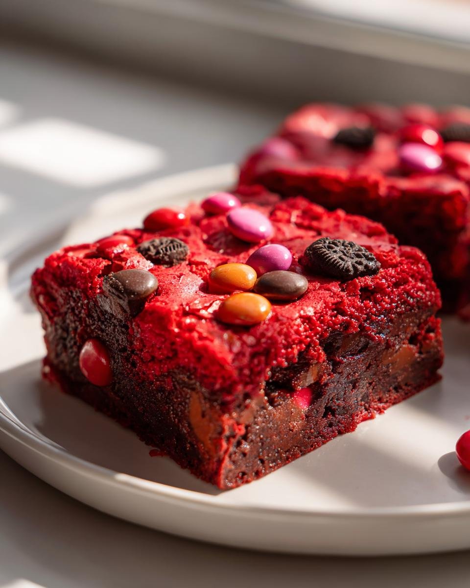 Red Velvet Brownies - detail 2