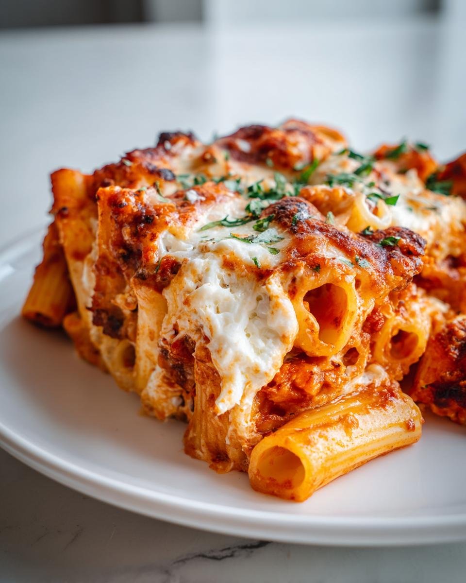 Slow Cooker Baked Ziti - detail 2
