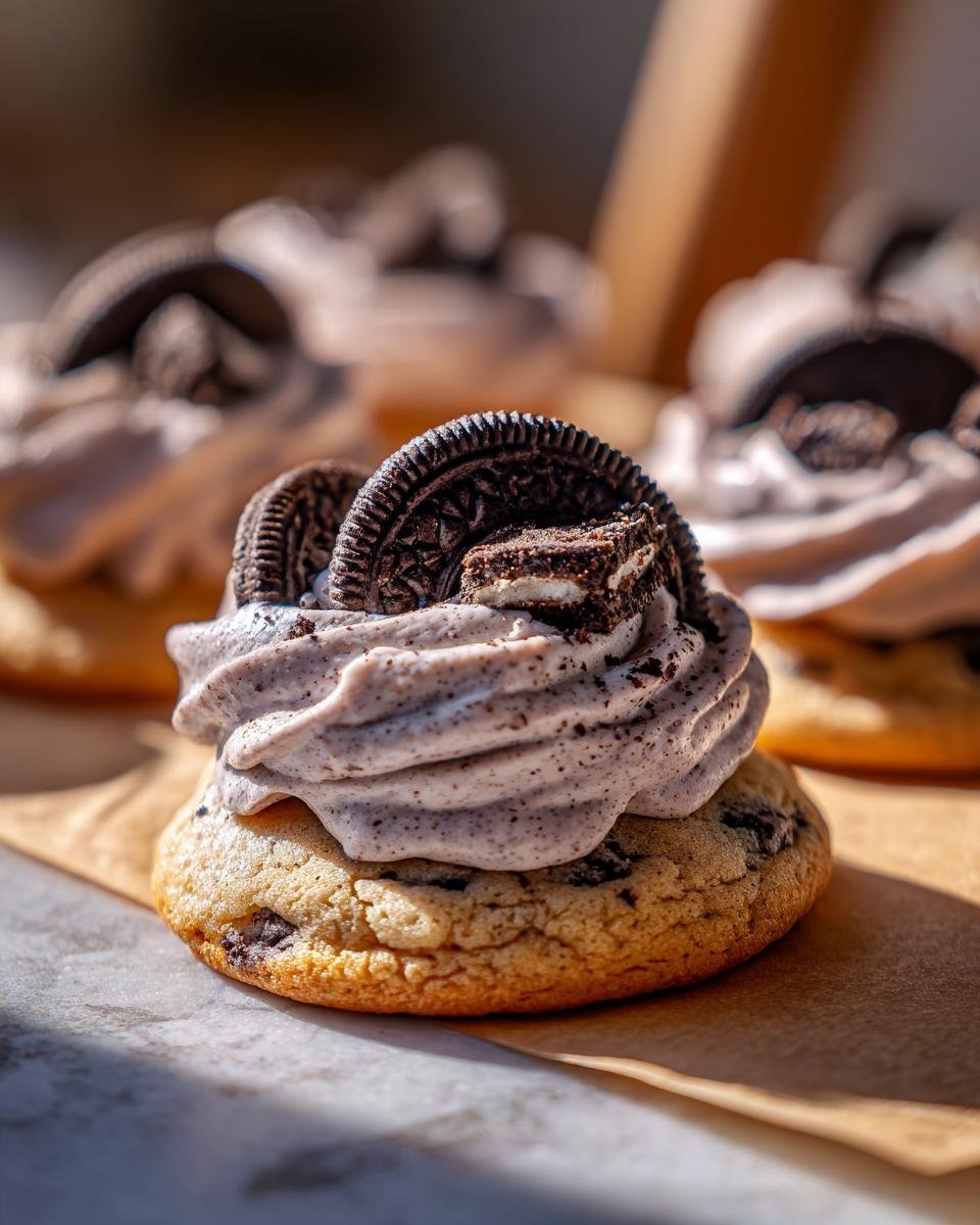 The best Crumbl cookies and cream milk shake cookies - detail 1
