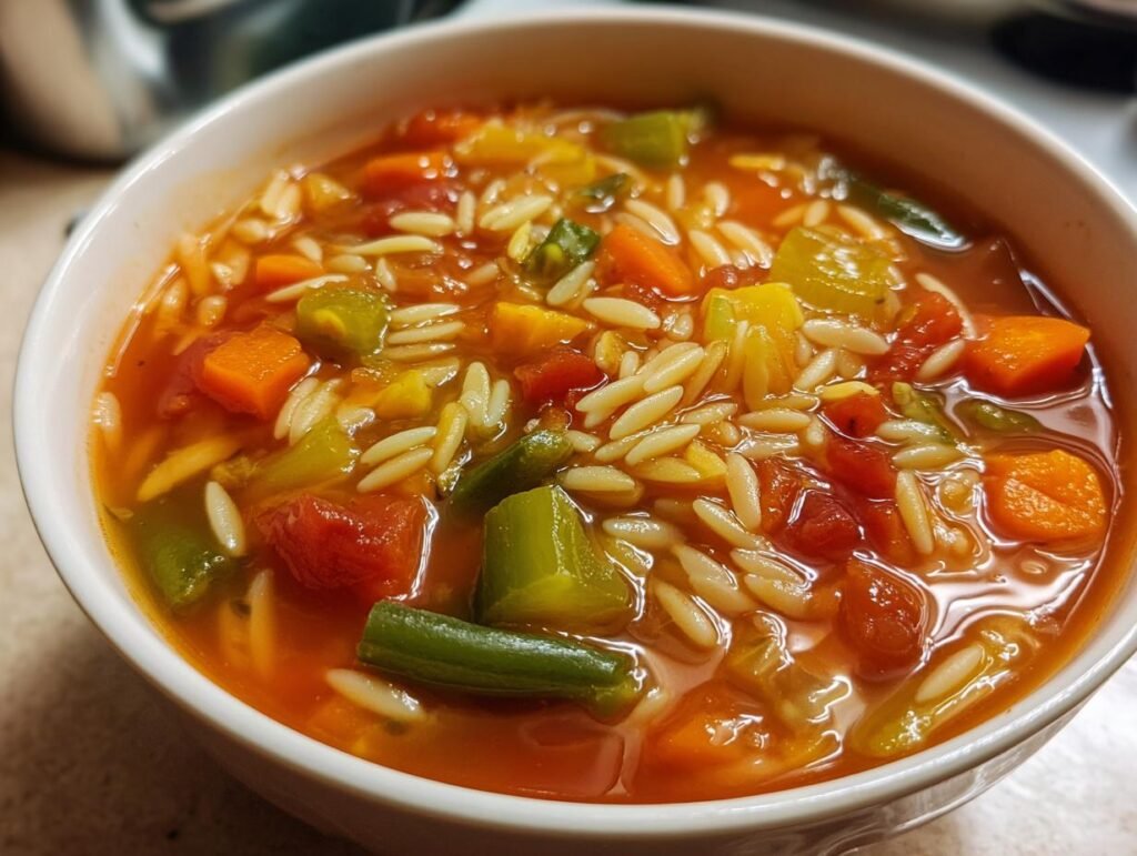 Vegetable Orzo Soup